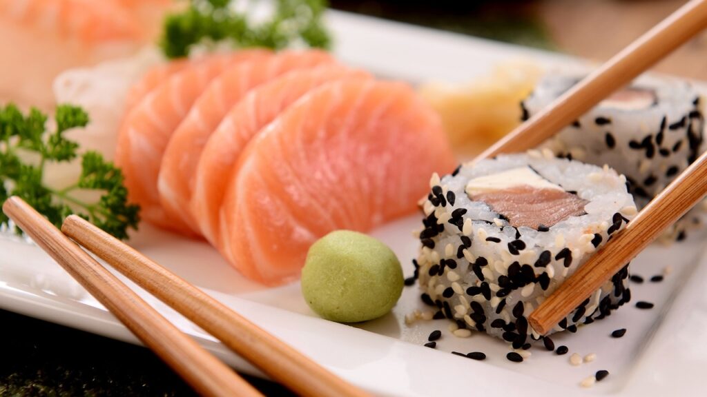 ile łososia do sushi